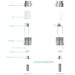 Cabezal reparable (RBA) para Joyetech Cubis original